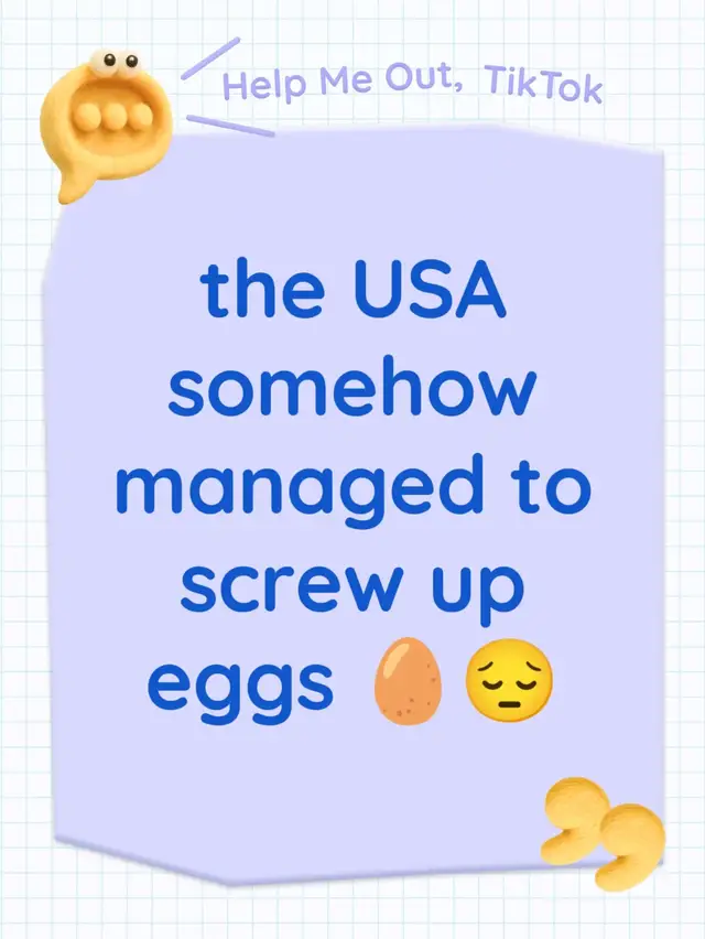 Commented on @👽EricAlexander👽’s post the USA somehow managed to screw up eggs 🥚😔