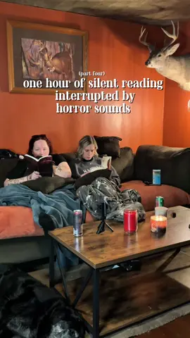 One hour of silent reading interrupted by horror sounds. @Jess ✈️📚 #BookTok #readingchallenge #readingvlog #readwithme 