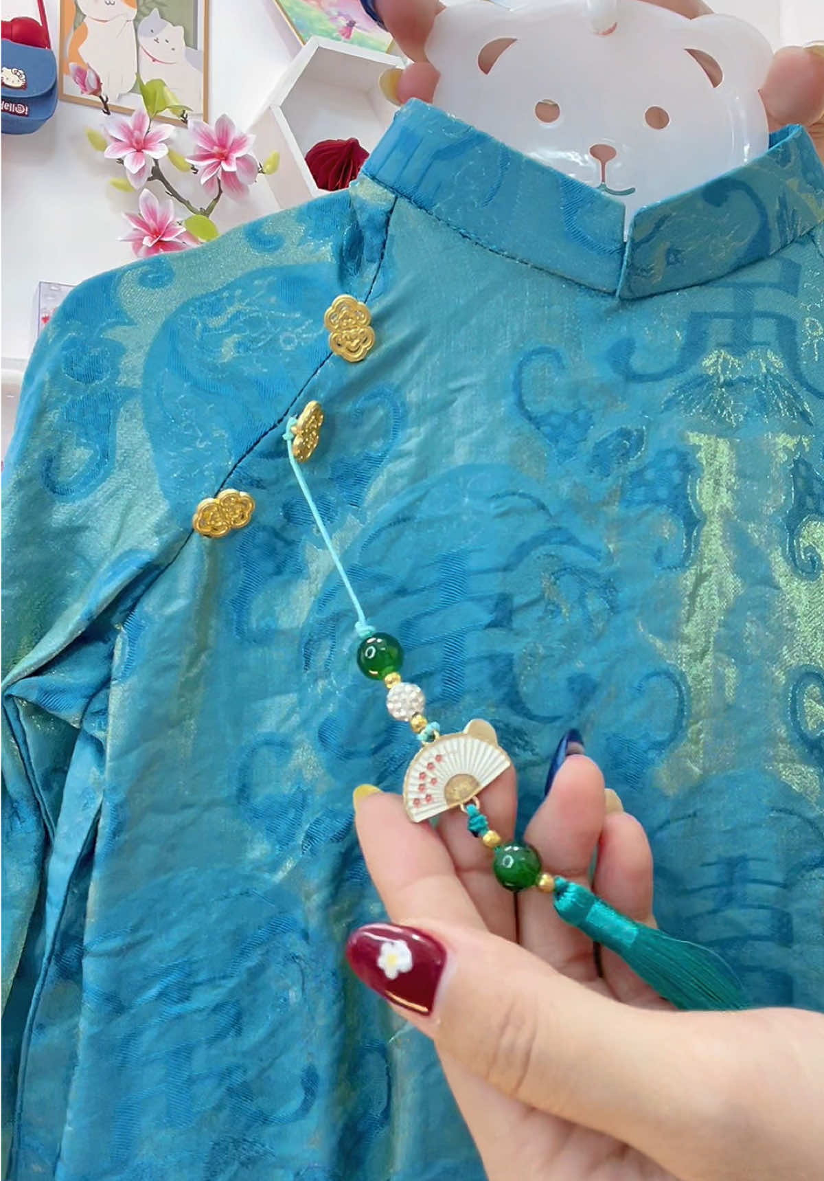 Các mẹ tìm áo dài bé trai thì tham khảo mẫu này nhé, shop đã sẵn đủ size, các mẹ sắm liền cho con nhé #xh #viral #aodai #tet #betrai 