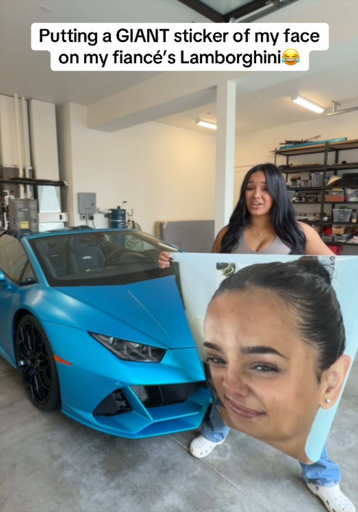 I think he likes it😂 #fyp #lamborghini #viral 