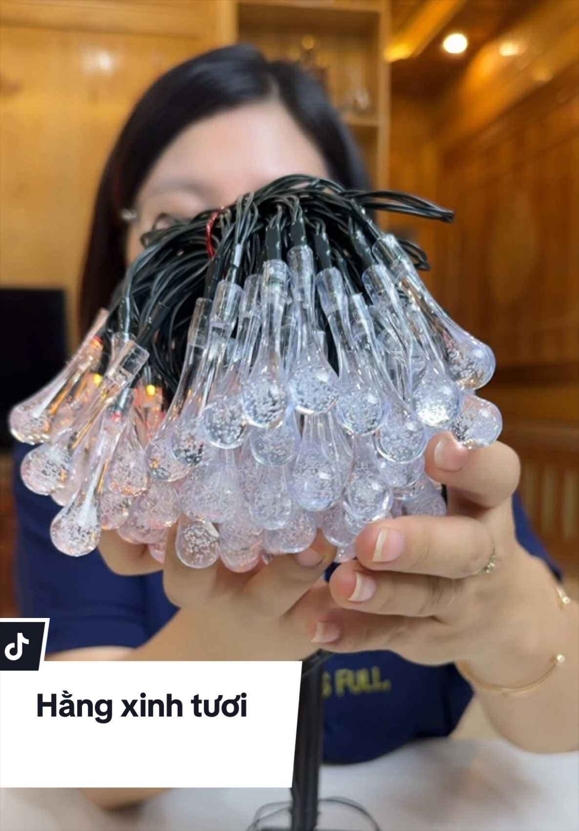 Dây đèn LED giọt nước #hangxinhtuoi 