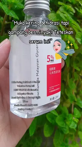 Siapa yang sering merasa frustrasi karena kulit wajah terasa kering dehidrasi di dalam tapi gampang banget kelihatan kusam dan berminyak di luar? Belum lagi ditambah noda bintik hitam yang bikin tidak pede! Waktunya kembalikan kelembapan dan kilau sehat wajahmu pakai MEET FACE Serum 5% Niacinamide Malaysian Gliserin! Diformulasikan dengan 5% Glycerin Complex dan Niacinamide yang efektif menghidrasi secara mendalam, meratakan warna kulit, serta menyamarkan bintik hitam. Formulanya gentle dan seimbang untuk penggunaan harian, bikin kulit terasa lebih kenyal, kencang, dan bersinar alami. Yuk, rawat kulitmu sekarang dan checkout di keranjang kuning ya! ✨   #MeetFace #MeetFaceSerum #NiacinamideGliserin #SerumLembap #HidrasiWajah 
