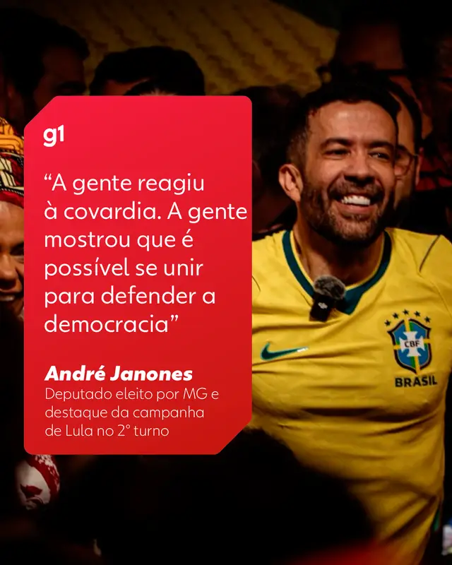 #Eleição2026 - Ao chegar ao Hotel Intercontinental para comemorar a reeleição do petista Luiz Inácio Lula da Silva neste domingo (25), Janones afirmou que conseguiu criar o canal de WhatsApp 