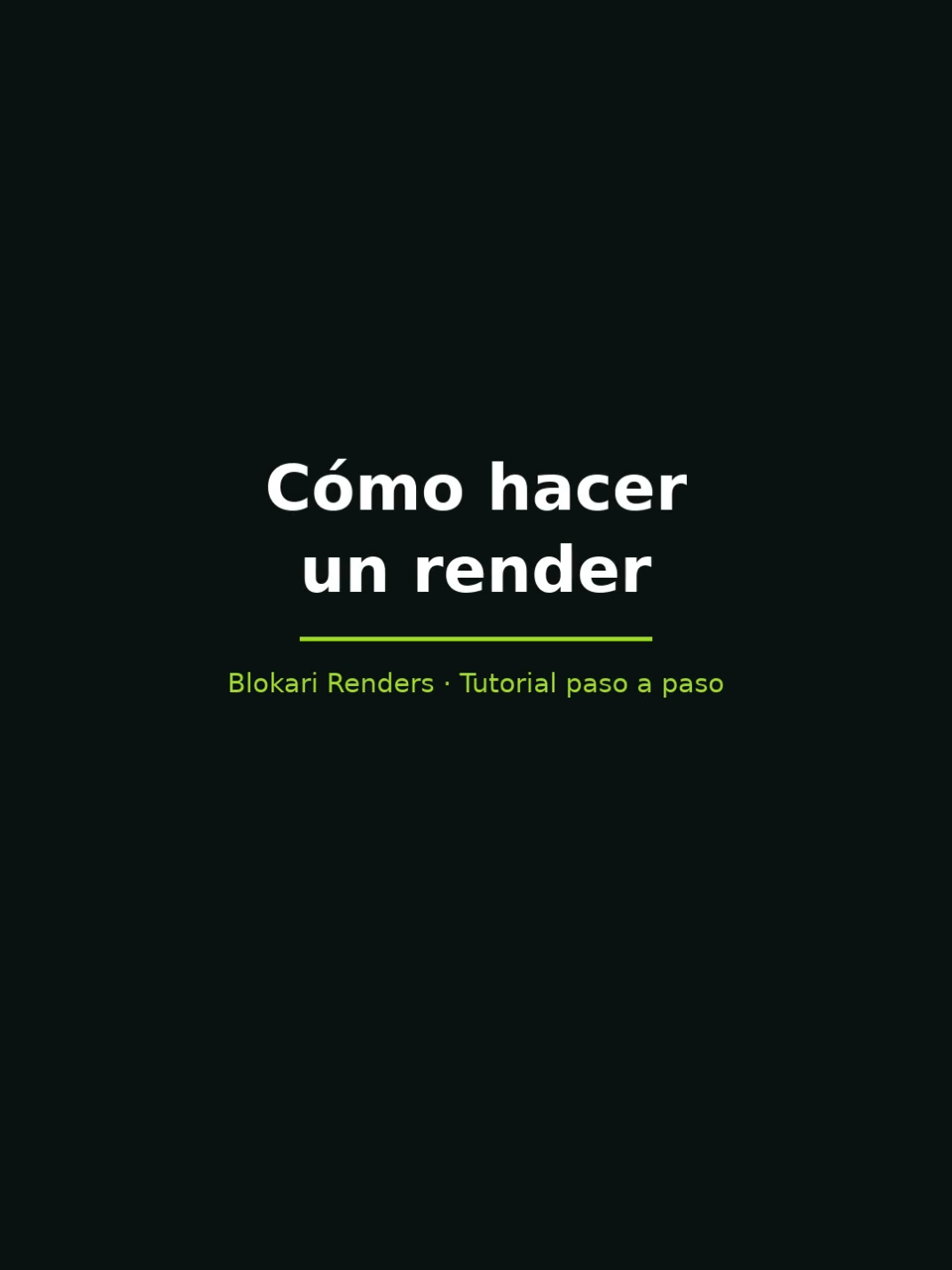 Creación de Renders, de manera fácil con Blokari Renders. #blokaristudio #Minecraft 