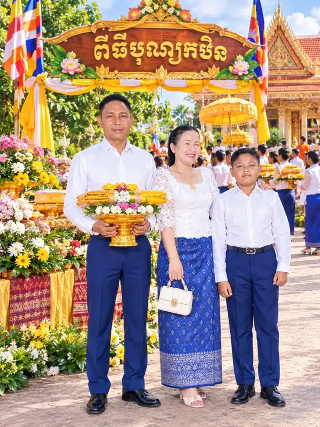 #ហែរបុណ្យកឋិនទាន #t #tiktok #សុំ❤️ម្នាក់មួយមកok🙏❤️❤️