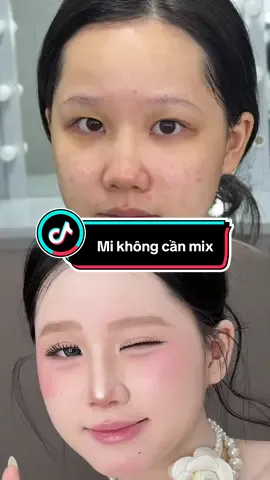 Mi xinh cho mấy bà makeup tone Hàn không cần mix mi luôn nha #MsQ #makeup #longmijary #mixinh #mi 